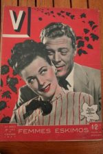 Vintage Magazine 1947 Marguerite Chapman Willard Parker