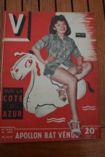 Vintage Magazine 1949 Claudine Dupuis