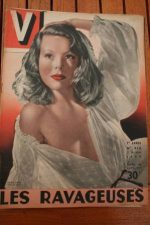 Vintage Magazine 1950 Cecile Aubry