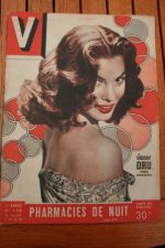 Vintage Magazine 1950 Joanne Dru