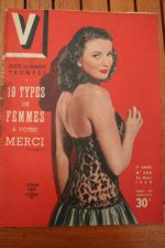 Vintage Magazine 1950 Coleen Gray