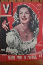 1948 Vintage V Magazine Pin-Up J David Jinx Falkenburg