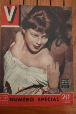 1949 Vintage V Magazine Pin-Up Jean David Noelle Herve