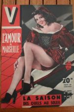 1949 Vintage V Magazine Pin-Up Jean David Louise Didier