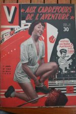 1950 Vintage V Magazine Pin-Up Jean David Colette Lagae
