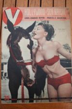 1951 Vintage V Magazine Pin-Up Jean David Sheree North