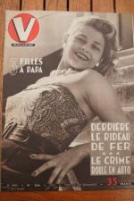 1951 Vintage V Magazine Pin-Up Jean David Anne Beranger