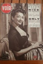 1951 Vintage V Magazine Pin-Up Jean David Elisa Lamotte