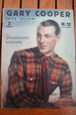 Original 1936 Vintage Magazine Gary Cooper