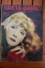 Original 1936 Vintage Magazine Greta Garbo
