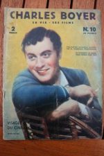 Original 1937 Vintage Magazine Charles Boyer
