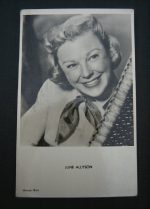 Vintage Postcard June Allyson