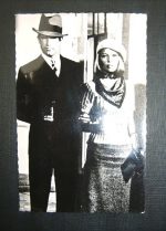 Vintage Postcard Warren Beatty Faye Dunaway