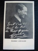 Vintage Postcard Maurice Chevalier