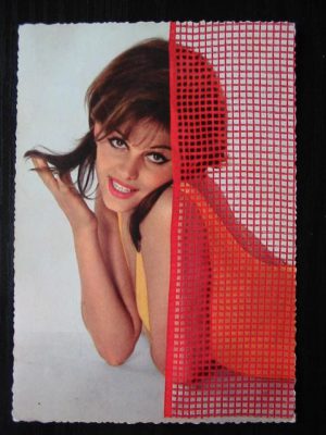 Vintage Color Postcard Claudia Cardinale