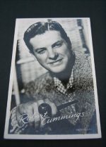 Vintage Postcard Robert Cummings