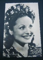 Vintage Postcard Louise Carletti