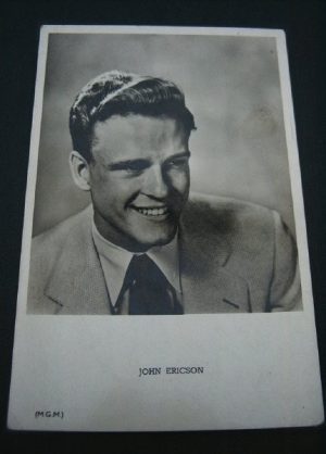 Vintage Postcard John Ericson