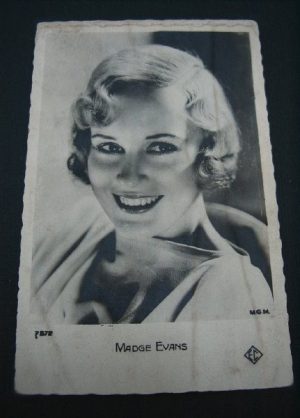 Vintage Postcard Madge Evans