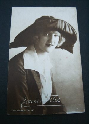 Vintage Postcard Genevieve Felix