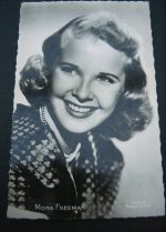 Vintage Postcard Mona Freeman