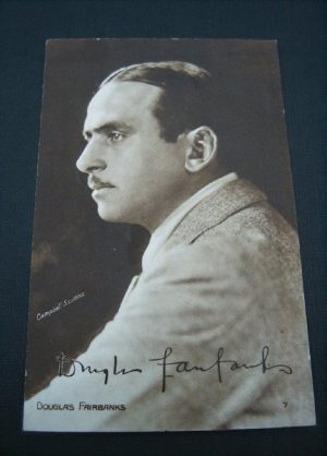 Vintage Postcard Douglas Fairbanks