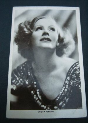 Vintage Postcard Greta Garbo