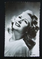 Vintage Postcard Rita Hayworth