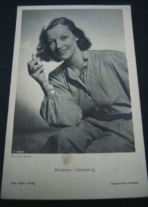 Vintage Postcard Kirsten Heiberg