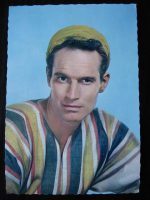 Vintage Color Postcard Charlton Heston