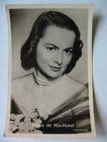 Vintage Postcard Olivia De Havilland