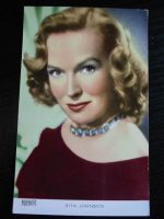 Vintage Postcard Rita Johnson