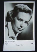 Vintage Postcard Hildegarde Knef