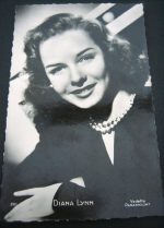 Vintage Postcard Diana Lynn