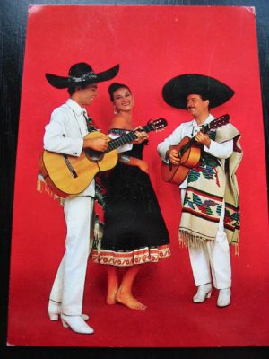 Vintage Postcard Los Machucambos