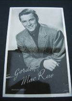 Vintage Postcard Gordon Mac Rae