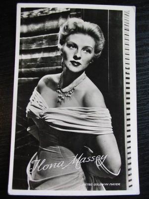 Vintage Postcard Ilona Massey