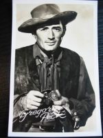 Vintage Postcard Gregory Peck