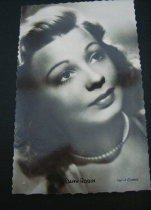 Vintage Postcard Dany Robin