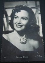 Vintage Postcard Donna Reed