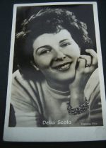 Vintage Postcard Delia Scala