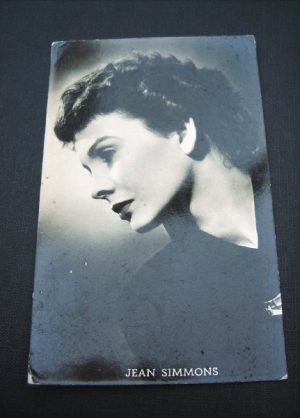 Vintage Postcard Jean Simmons