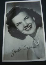Vintage Postcard Gale Storm