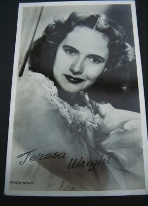 Vintage Postcard Teresa Wright