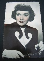 Vintage Postcard Jane Wyman