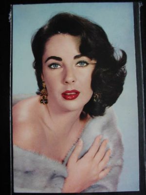 Vintage Postcard Elizabeth Taylor