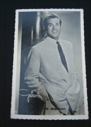 Vintage Postcard Luis Mariano