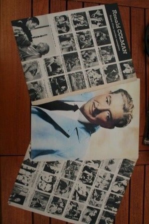 Vintage Clippings Ronald Colman Lot Of Pics !
