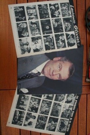Vintage Clippings Laurence Olivier Lot Of Pics !