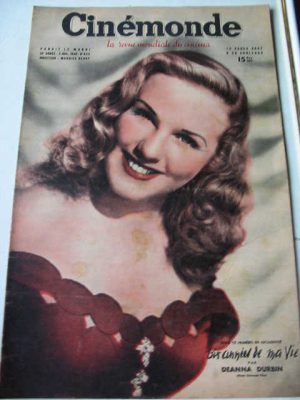 1946 Deanna Durbin Reggiani Miranda Dorothy Lamour